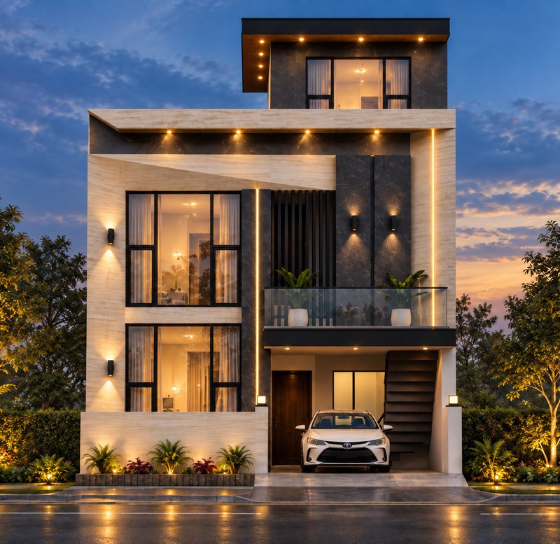 House design by ZK Architects and Builders